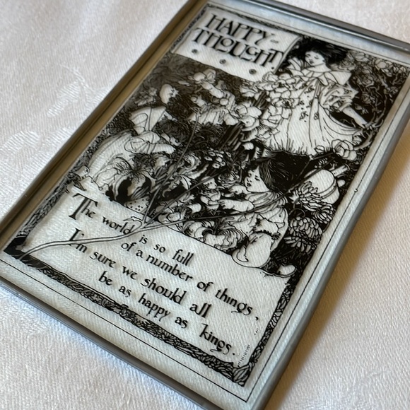 Happy Thought Child’s Garden of Vesus glass display part panel 6” x 4” - Picture 2 of 5